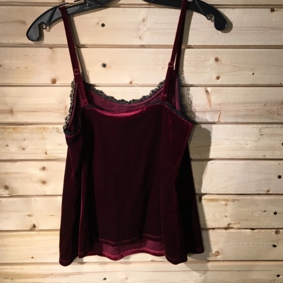 3 for $20❤️Ultra Flirt Red Velvet Camisole Adjustable Straps Size Small - Picture 2 of 9